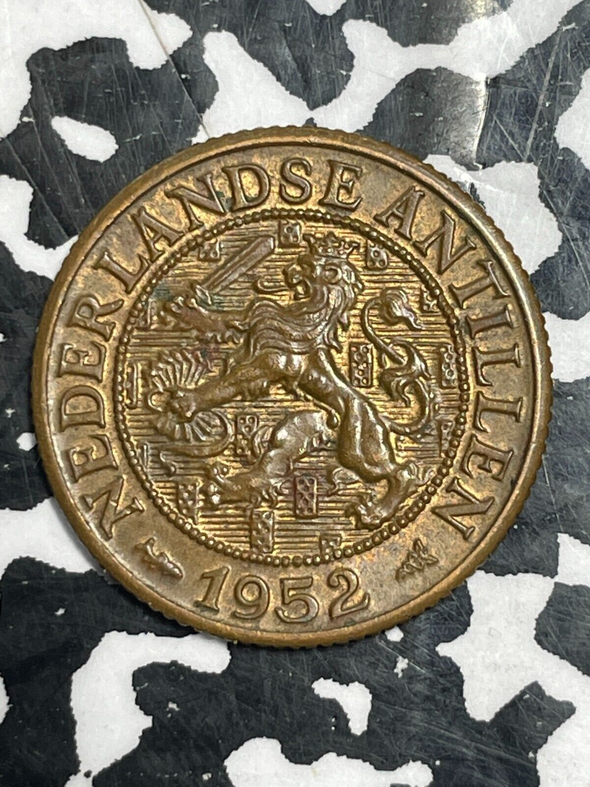 1952 Netherlands Antilles 1 Cent Lot#v2318 Nice!