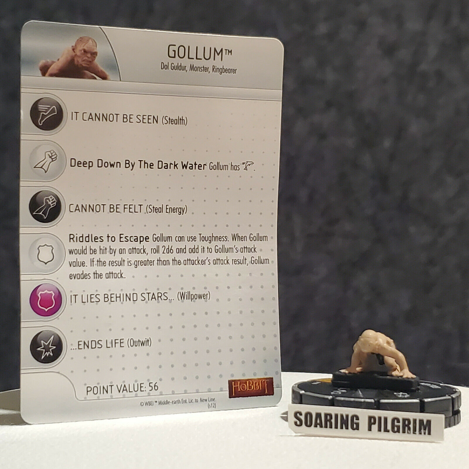 Gollum - 100 Le Promo The Hobbit An Unexpected Journey Heroclix Set