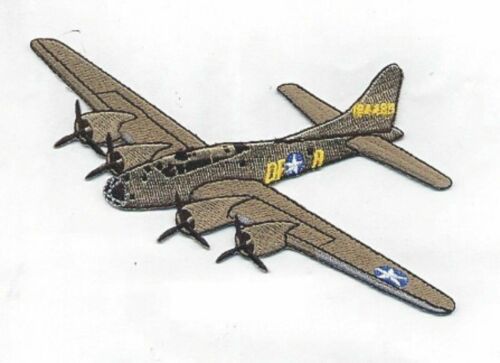 B-17 B17 Flying Fortress Wwii Bomber War Bird Plane Embroidery Patch