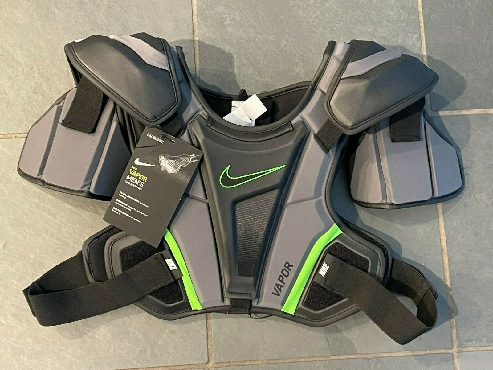 New W/ Tags Nike Vapor 2.0 Lacrosse Shoulder Pads Large Retail $130