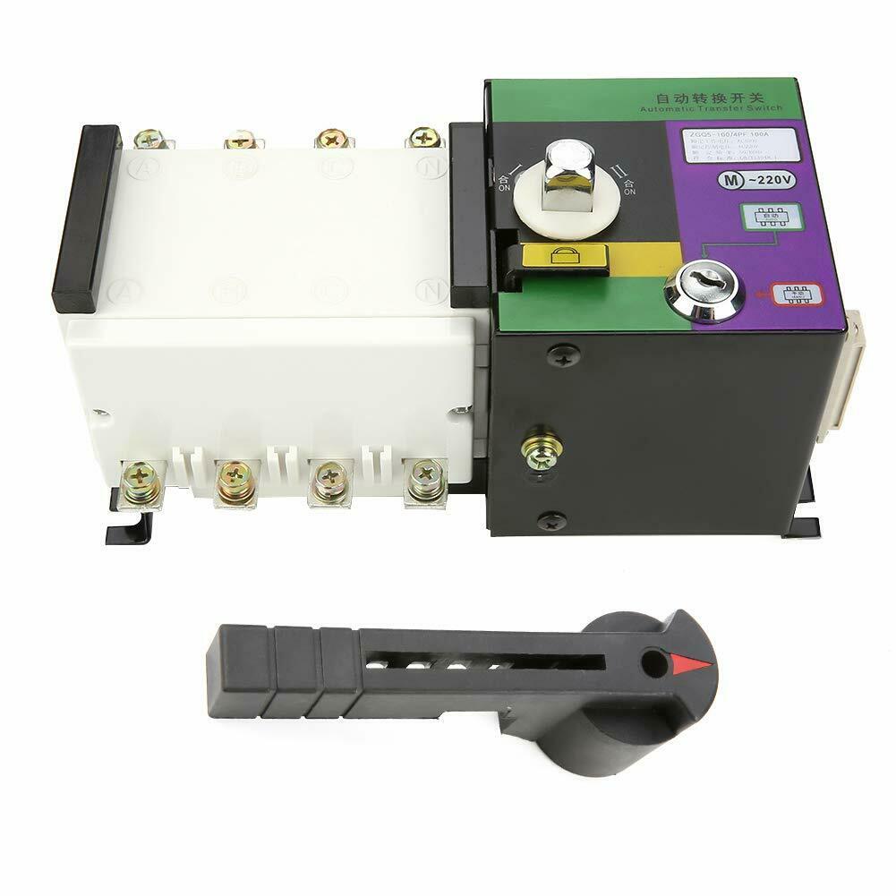 Automatic Transfer Switch Zgq5-100/4pf Dual Power