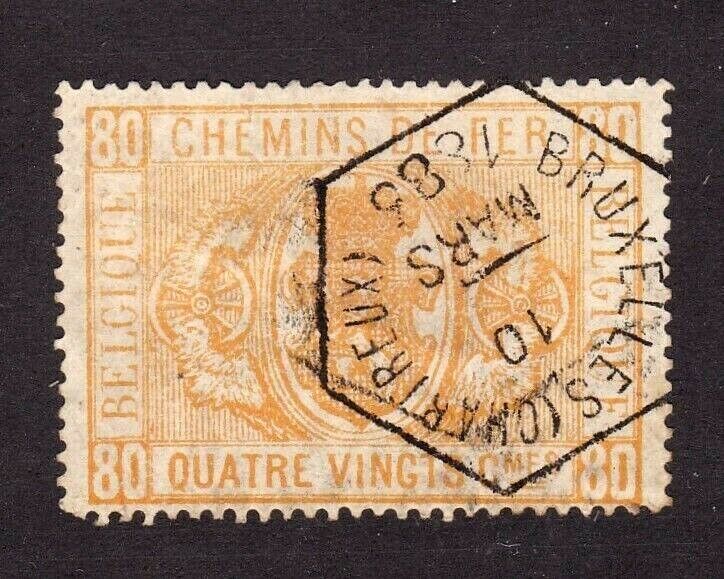 Belgium Stamp #q5, Used, Nice Cancel, Scv $57.50