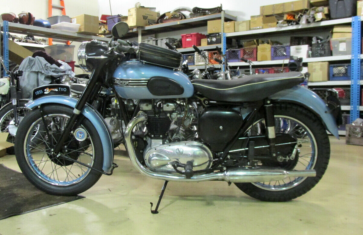 1955 Triumph Tiger  Gorgeous 1955 Triumph 650 Tiger T110 Priced To Sell Fair Reserve !!
