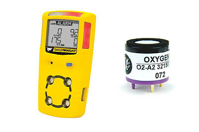 New! O2-a2 Oxygen Sensor For Bw Tech Gas Alert Microclip Xt (03/21)