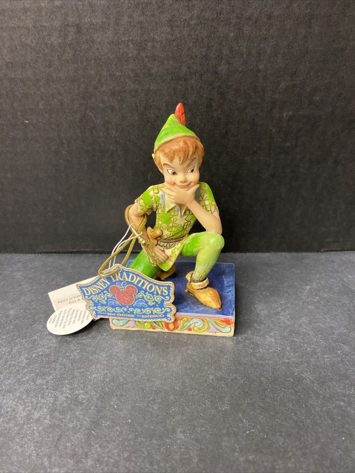 Jim Shore Peter Pan Childhood Champion 4023531 Figurine Disney Traditions