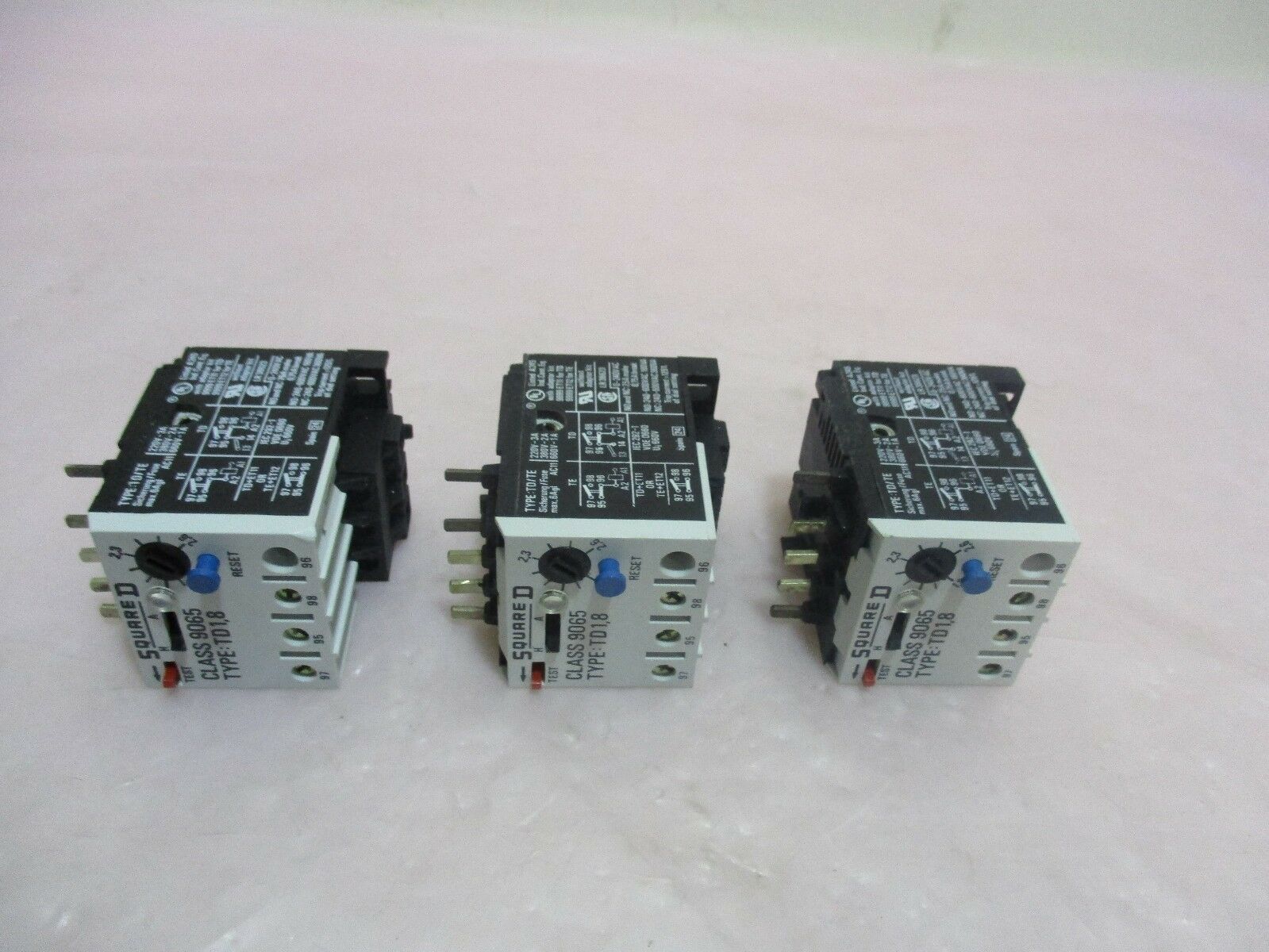 3 Varian 4500133, Thermal Overload Relay, 3ph, Square D, Case 9065. 420160