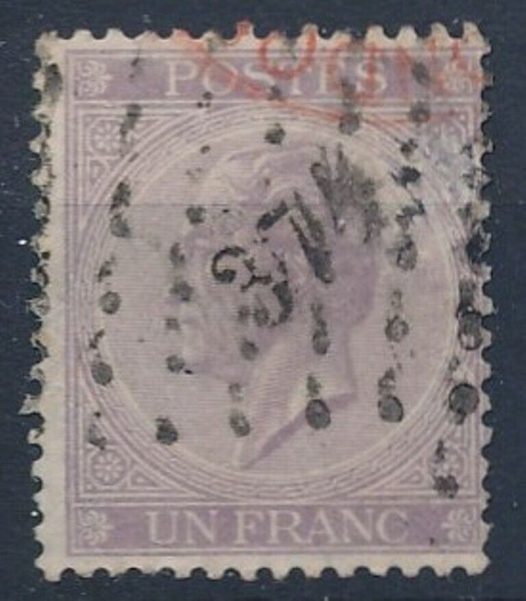 [bin1532] Belgium 1865 Good Stamp Very Fine Used Perf 14 Val $130