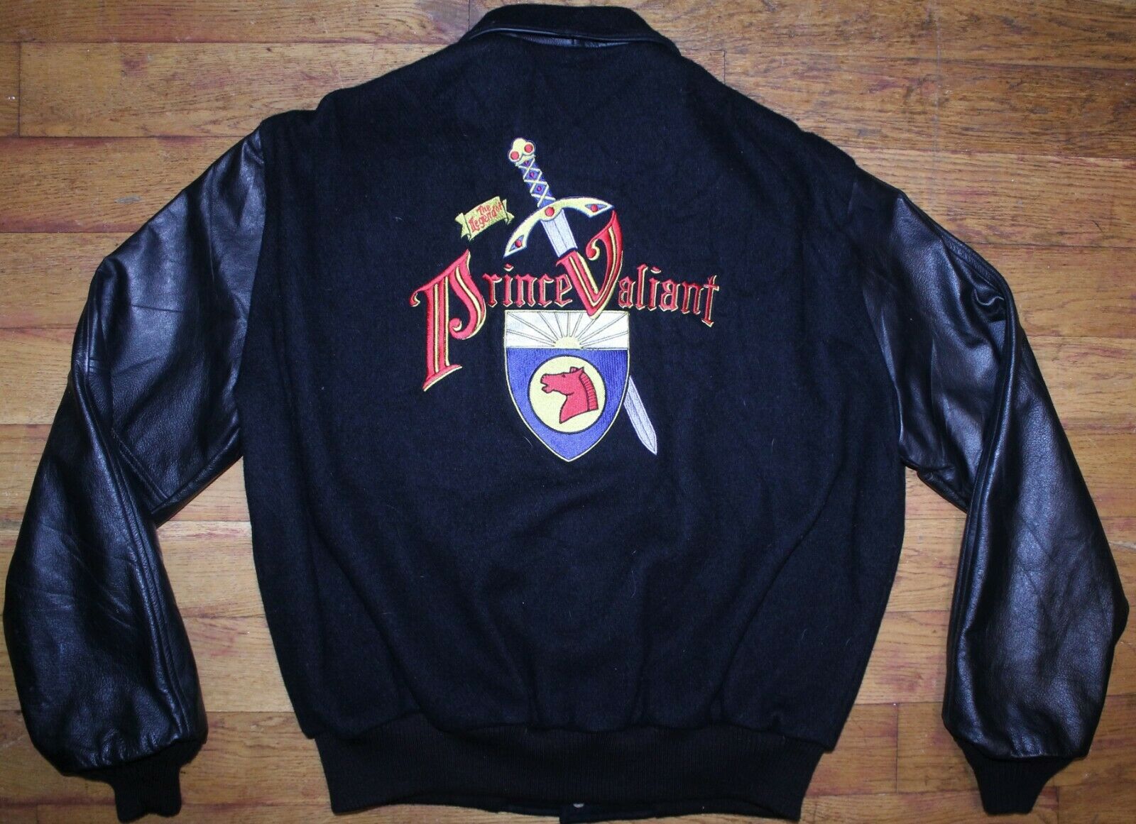 Vintage 1991 The Legend Of Prince Valiant Tv Series/comic "cast & Crew" Jacket
