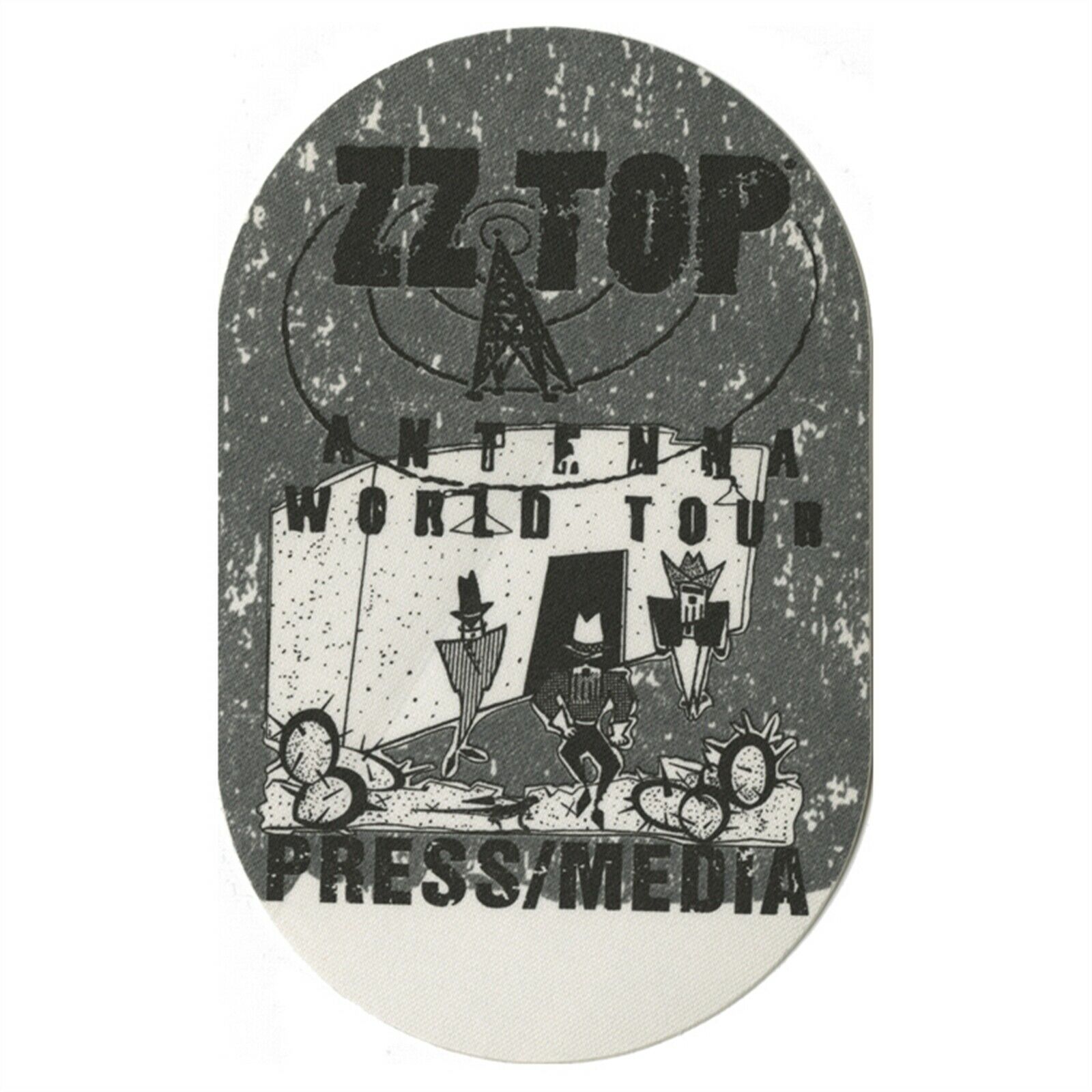 Zz Top 1994 Antenna Concert Tour Press Backstage Pass