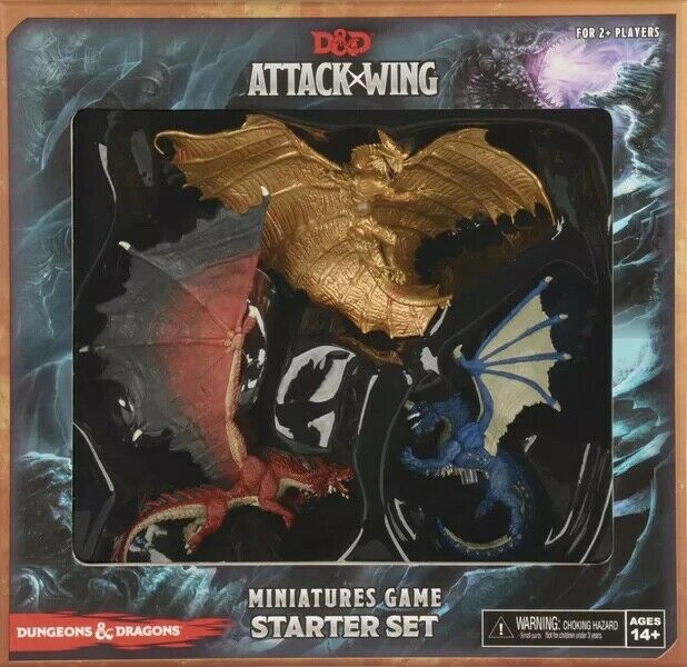 Heroclix D&d Attackwing Miniature Game Starter Set Dragons New