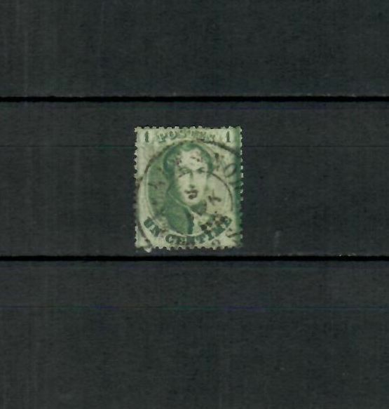 Belgium Europe Old Classic Postal Used  Green Stamp Hcv  Lot (bel 5)
