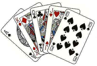 Playing Cards Select-a-size Waterslide Ceramic Decals Bx