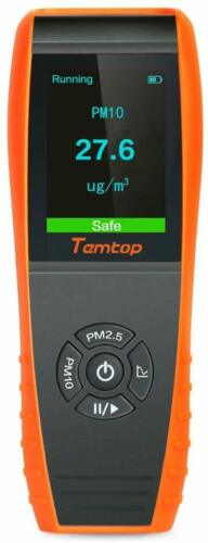 Temtop P600 Air Quality Monitor Particle Detector Pm2.5 Pm10 Recorder Histogram
