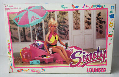 Vintage 1990 Sindy Lounger Day In The Sun Playset Hasbro New Nos !