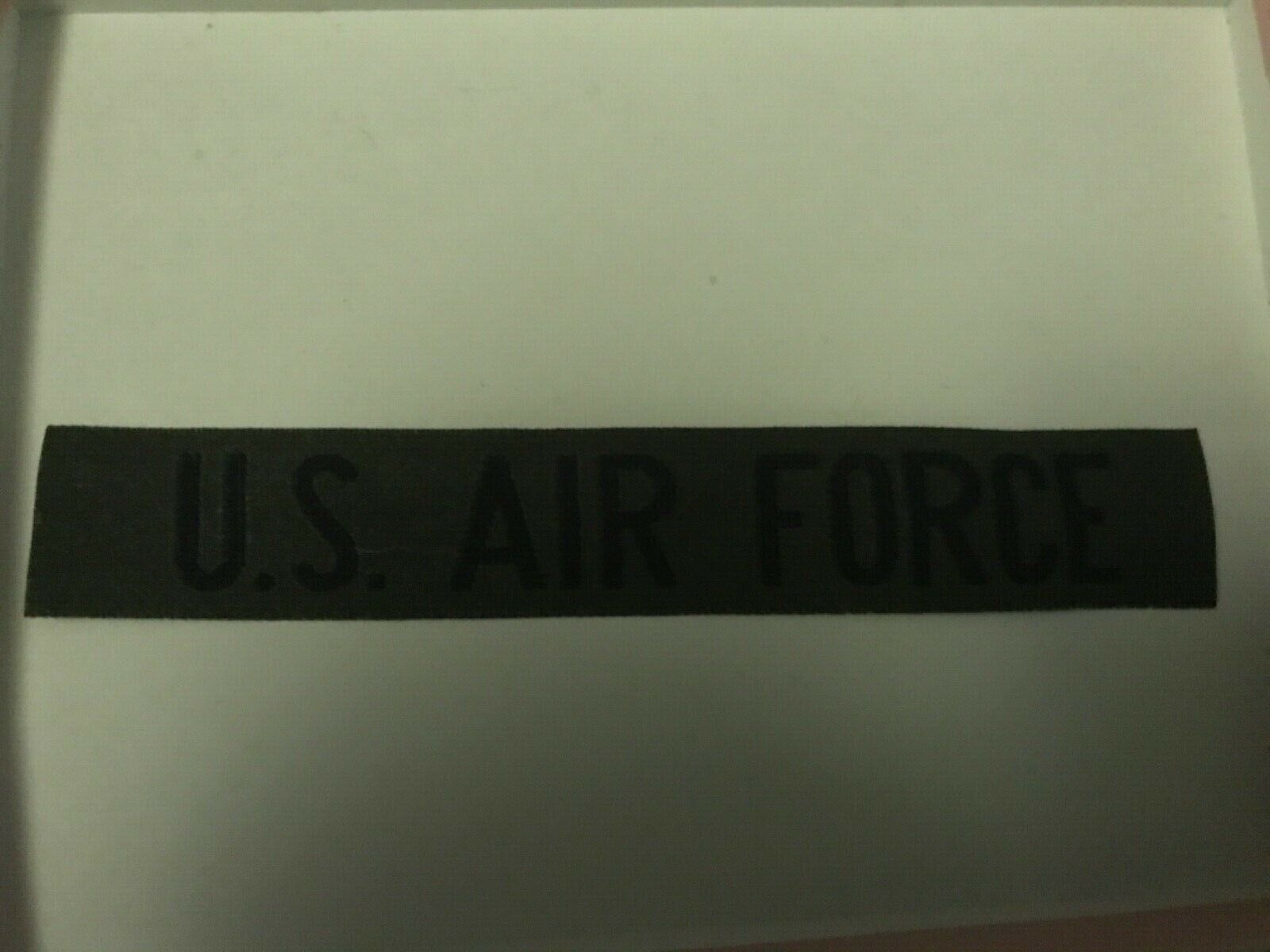 Us Air Force Subdued Insignia Tape Od Green Silk Screened