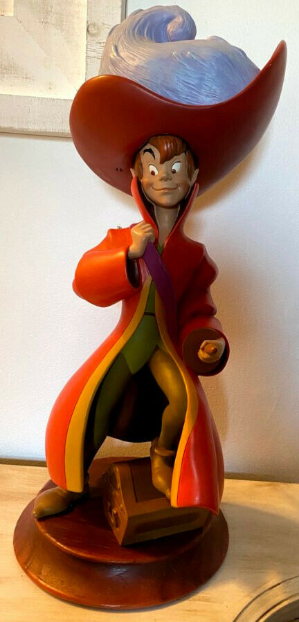 Disney Peter Pan As Captain Hook Big Figure Rare