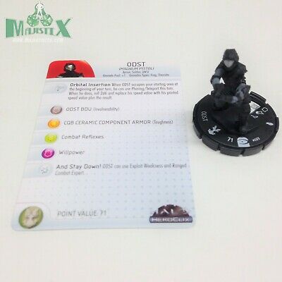 Heroclix Halo 10th Anniversary Set Odst (magnum Pistol) #003 Common W/card!