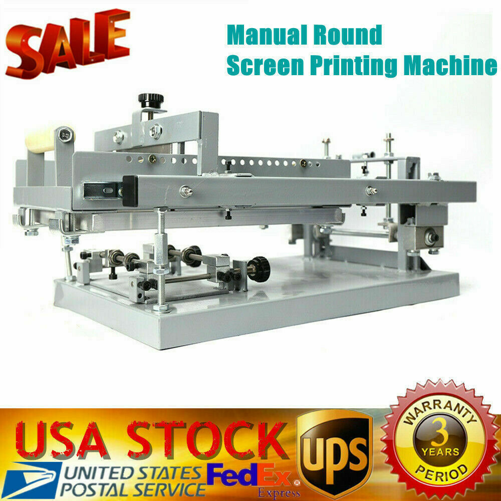 Manual High Precision Screen Printer Press Printer Print Silkscreen Machine Usa