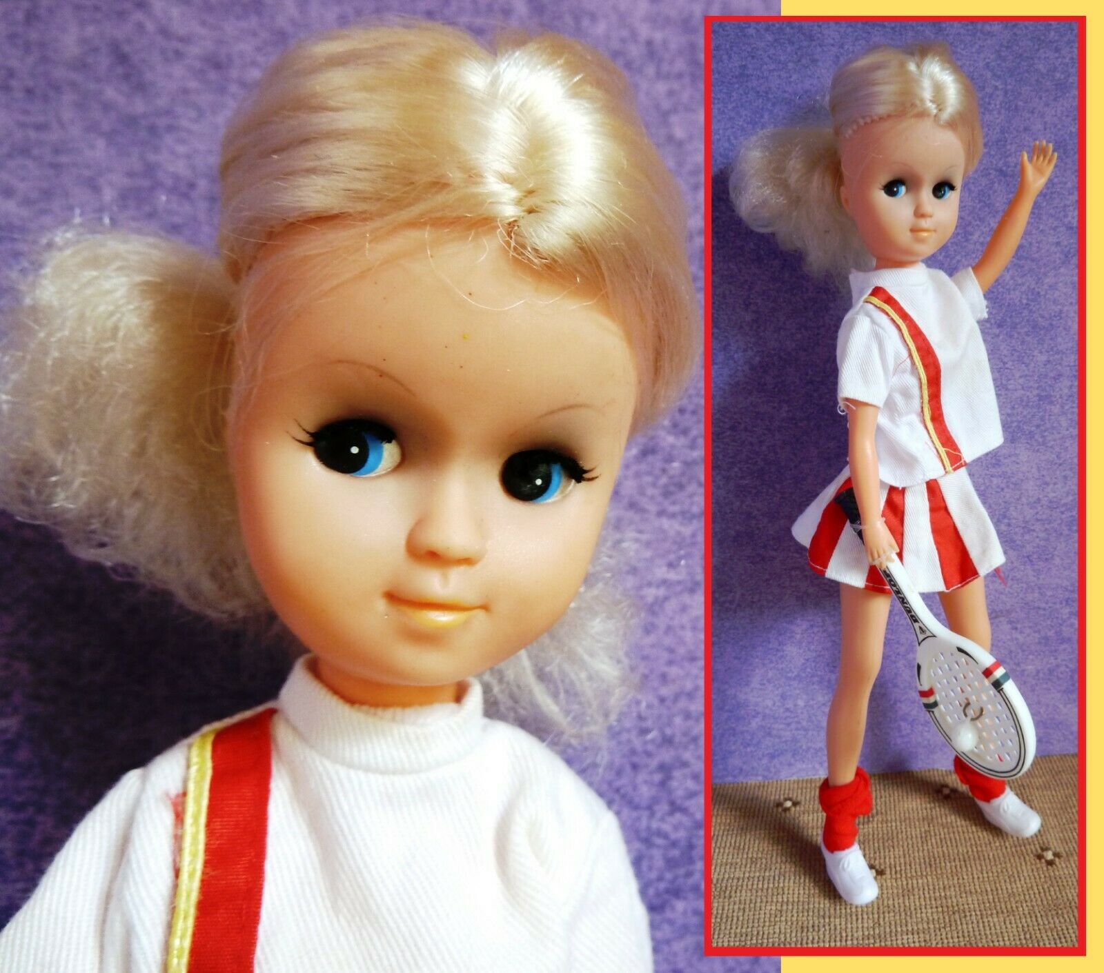 Fleur Fashion Doll (dutch Sindy), Vintage, Tennis Outfit, # 1024