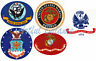 Ceramic Decals Us Military Service Active Retired Air Force Army Marines Navy