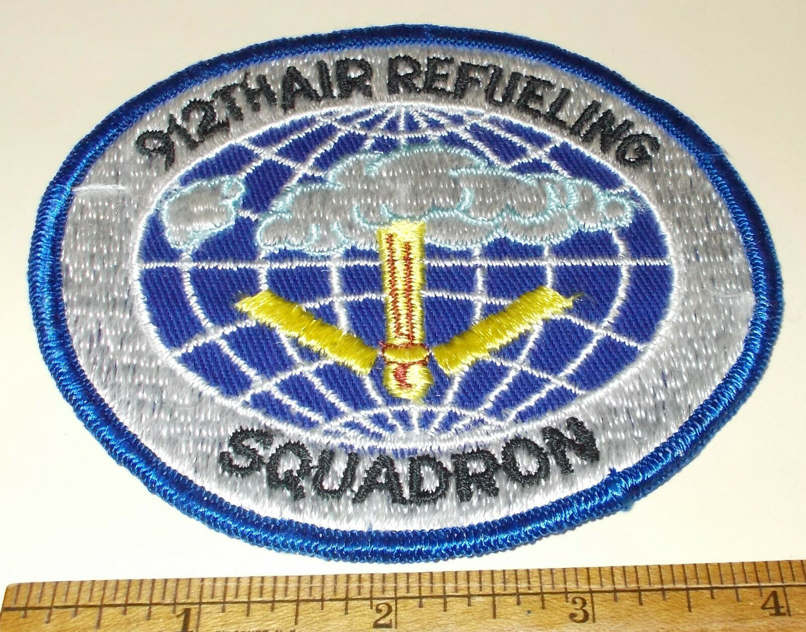 #364) U.s.air Force 912th Air Refueling Squadron Patch Robbins Afb Ga- 1960's