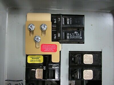 Cch-100 Crouse Hinds Generator Interlock Kit 100 Amp Panel