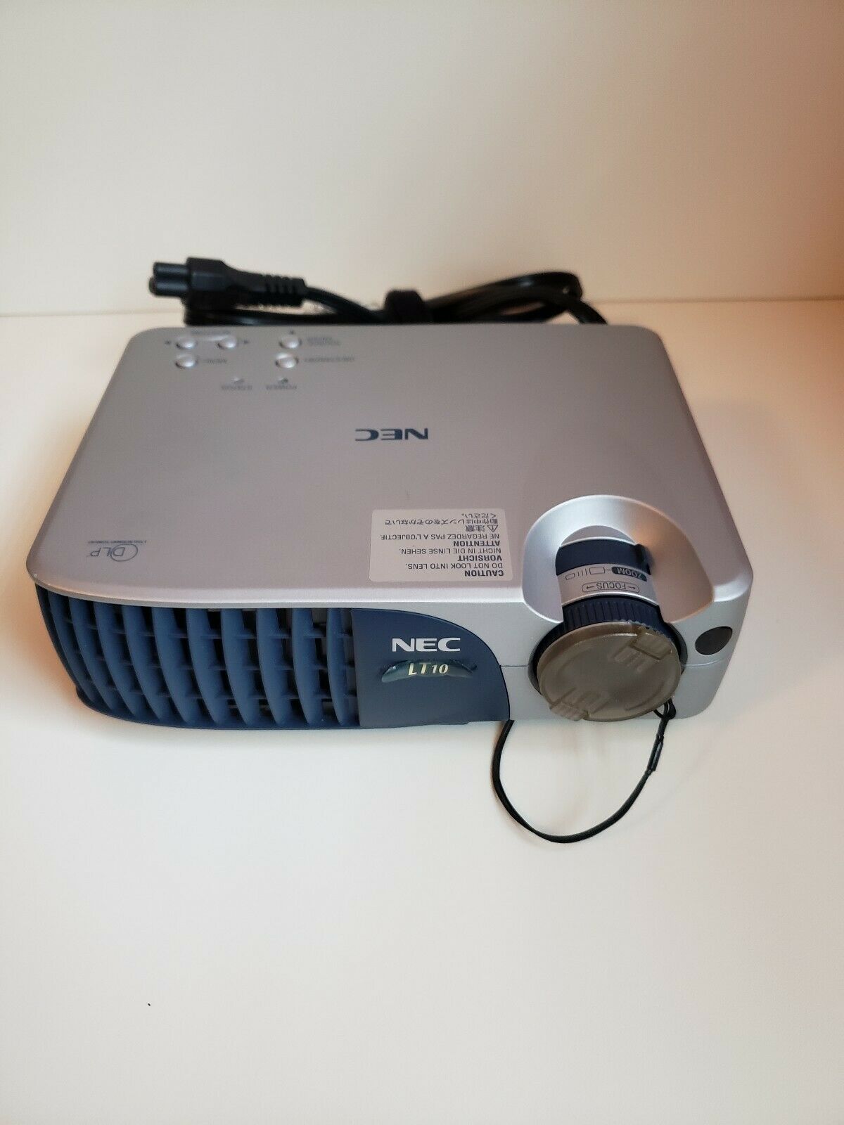 Nec Lt10 Mini Projector With Carrying Case Used No Remote