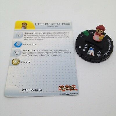 Heroclix Yu-gi-oh! Series 2 Set Little Red Riding Hood #012 Uncommon Fig W/card!
