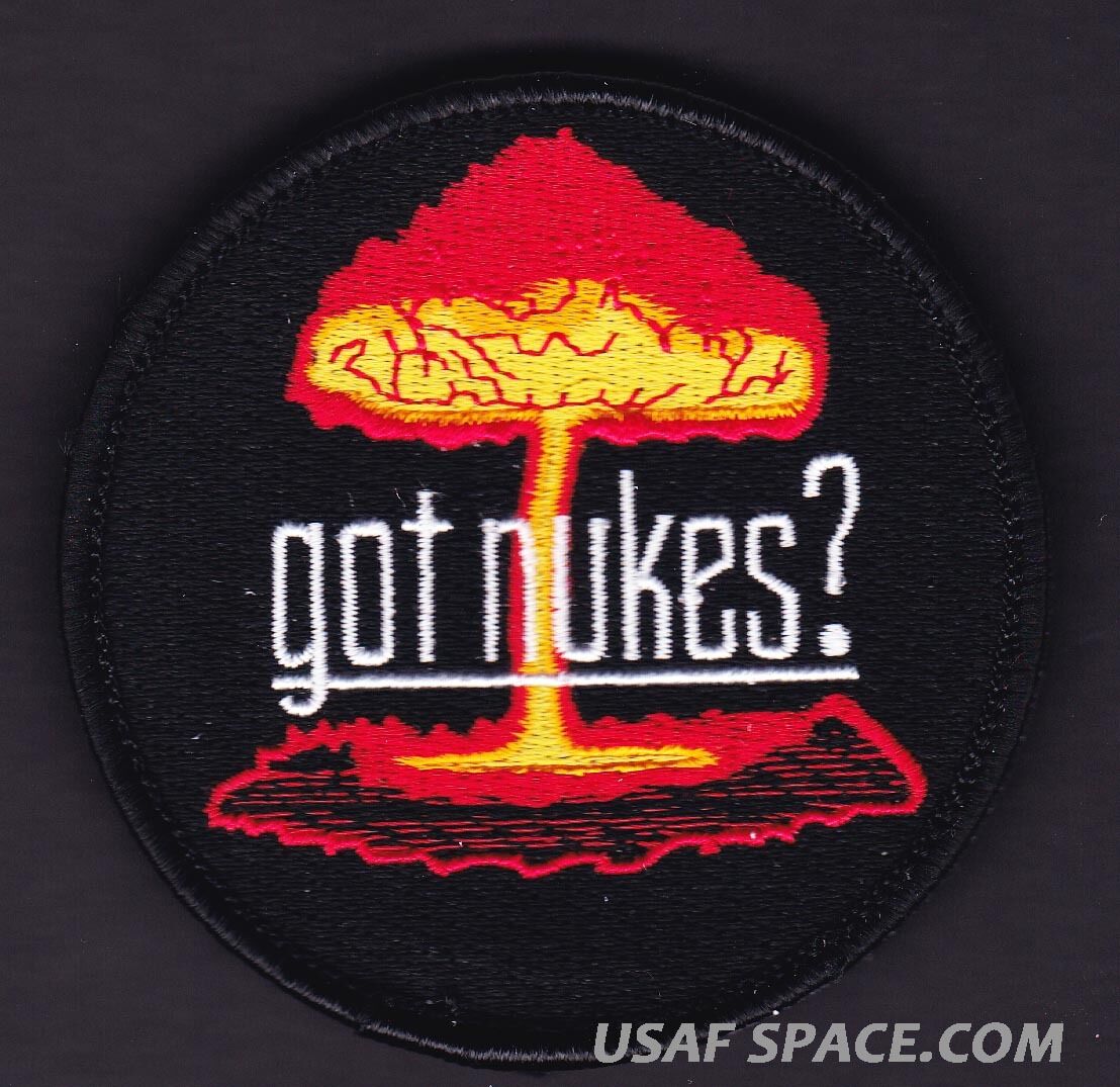 Original - Icbm - Got Nukes? - Usaf Morale - Space Command Patch