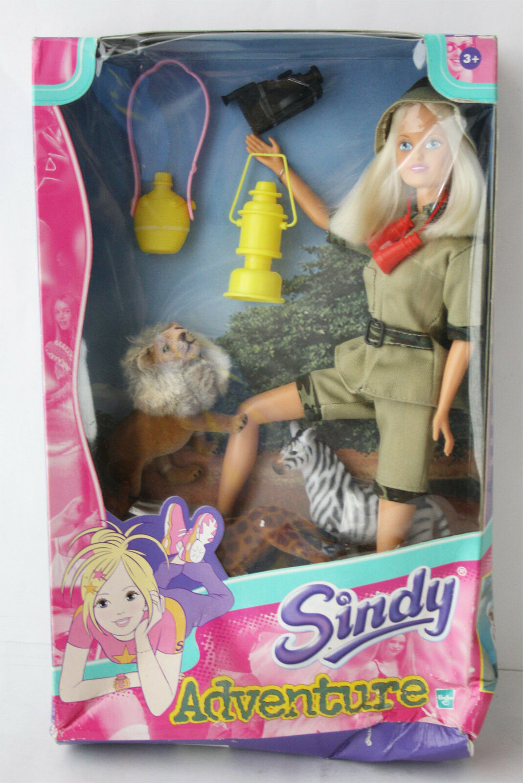 Ultra Rare Vintage 90's Sindy Adventure Safari Doll Hasbro European New Sealed