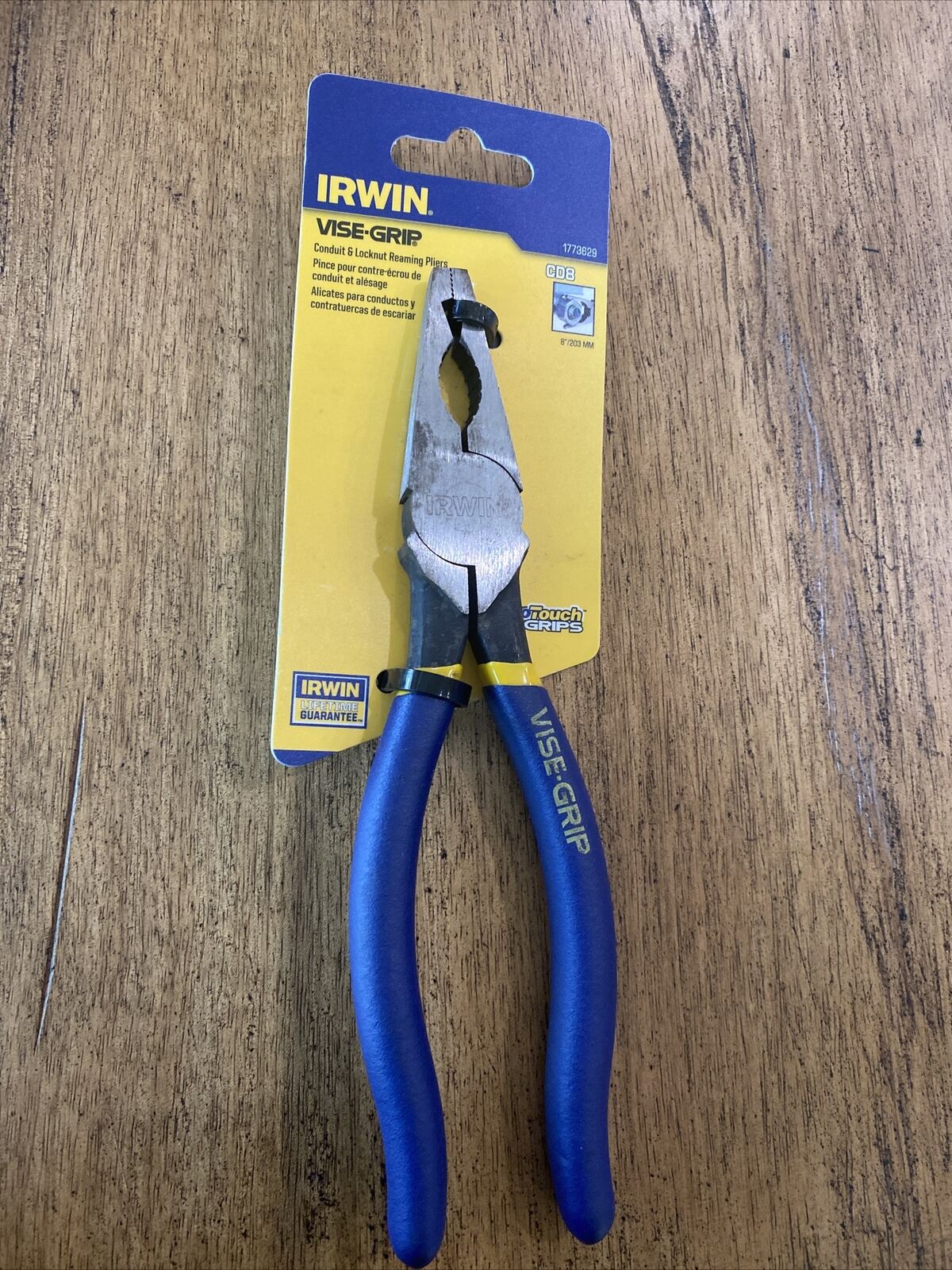 Irwin Vise-grip  1773629 8” Grip Conduit & Locknut Reaming Pliers Cd8 Brand New