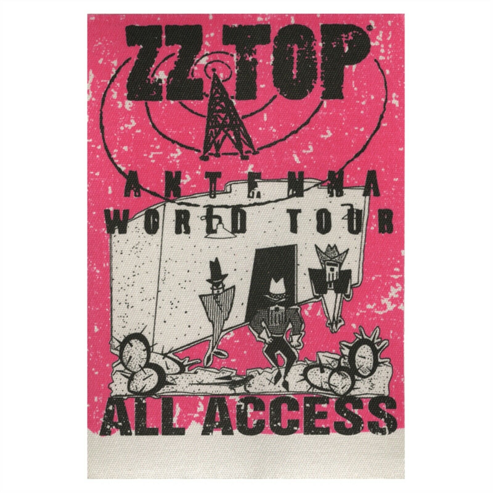 Zz Top 1994 Antenna Concert Tour Collectible All Access Backstage Pass
