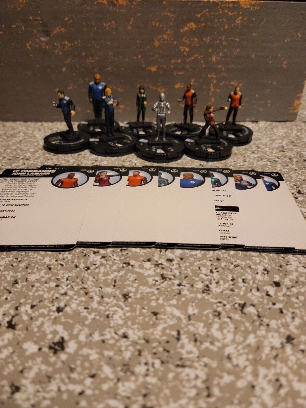 Orville Heroclix Set - All 8 Pieces And Cards!
