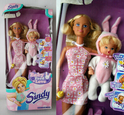 Rare Sindy Doll Baby Feed N' Love 2000 European Edition New Sealed !