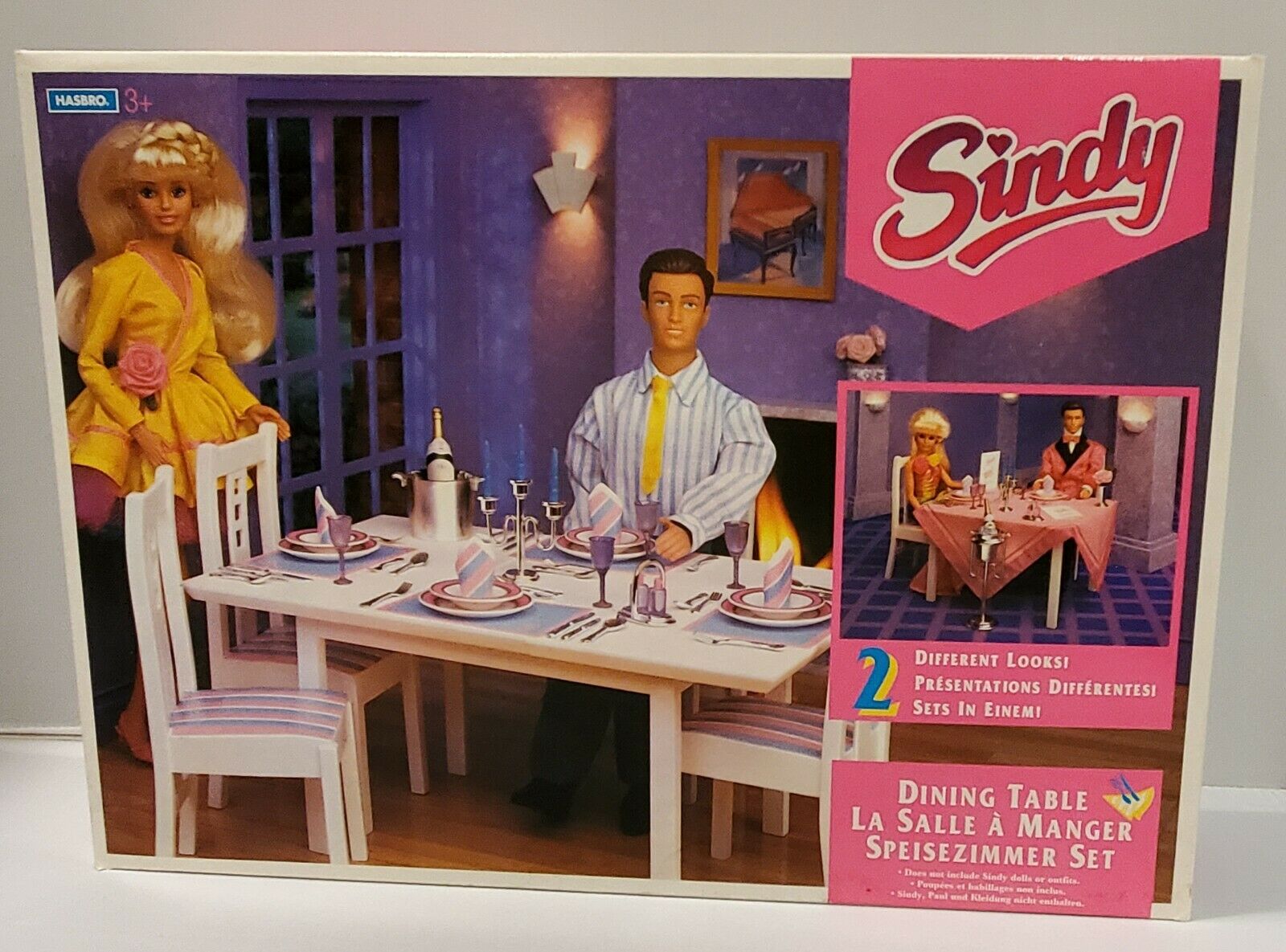 Hasbro Sindy Dining Table Set Rare New Nrfb
