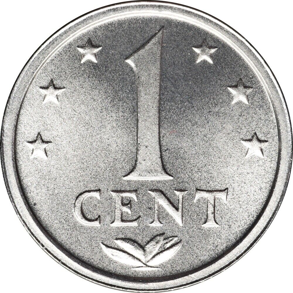 Netherlands Antilles 1 Cent 1985 Matte Specimen Issue ***low Mintage***