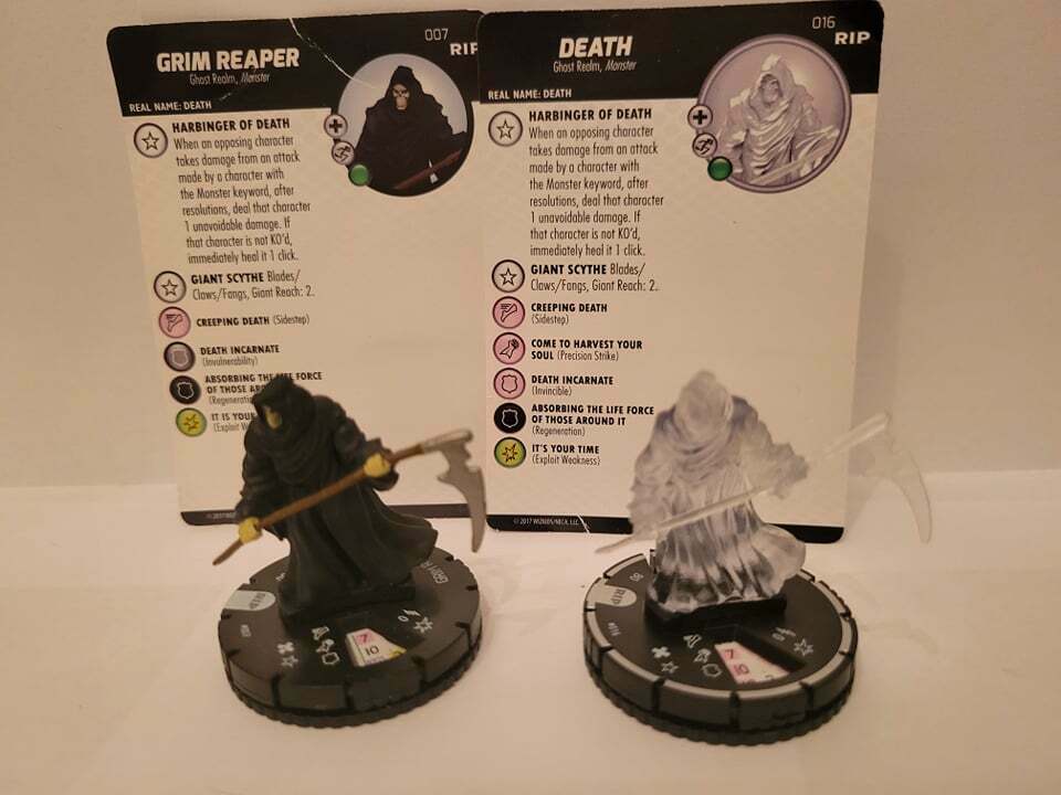 Heroclix Undead Grim Reaper #007 And Death #016