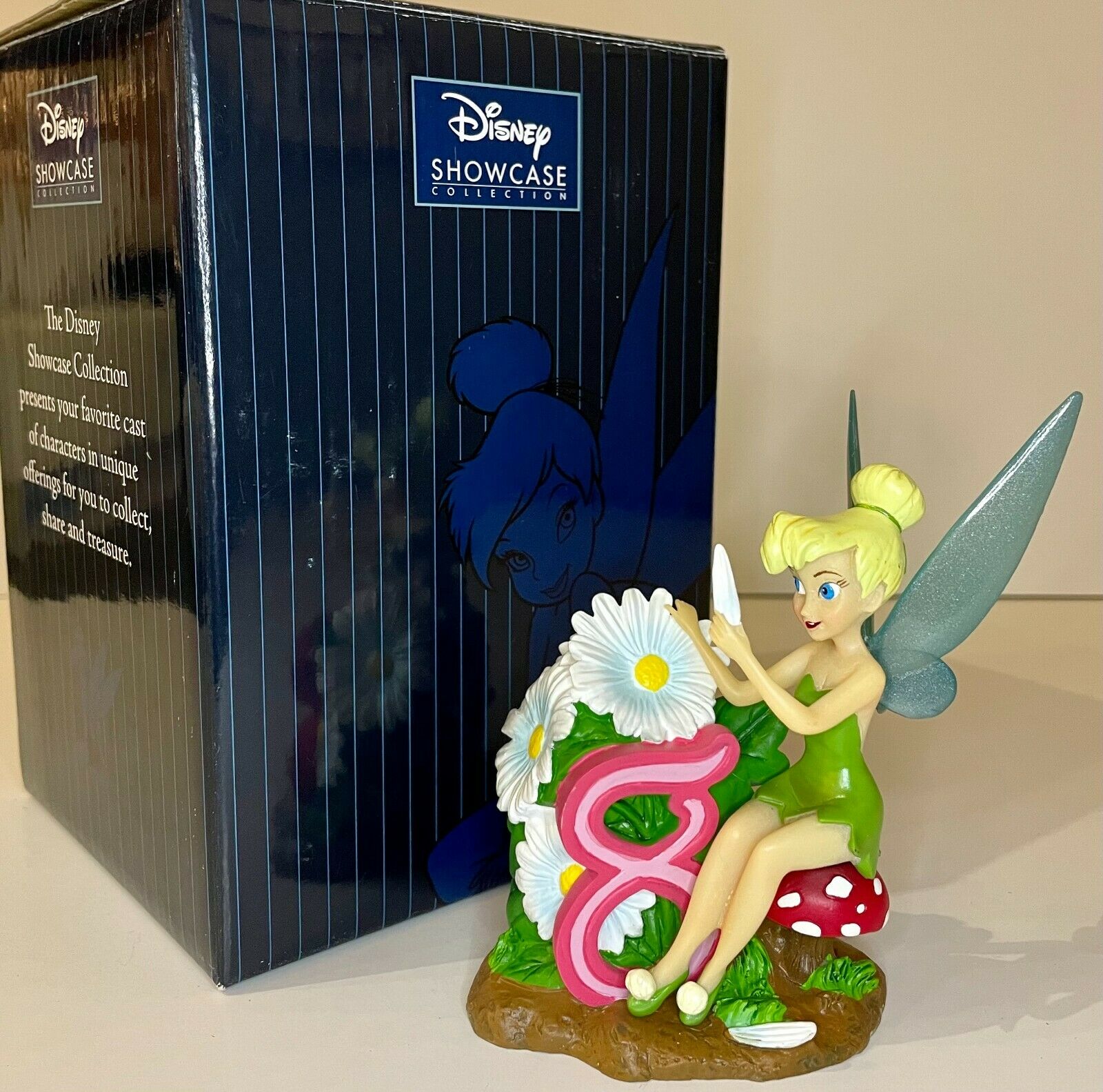 New In Box Disney Showcase Tinker Bell Birthday Celebration Number 8 #4017918